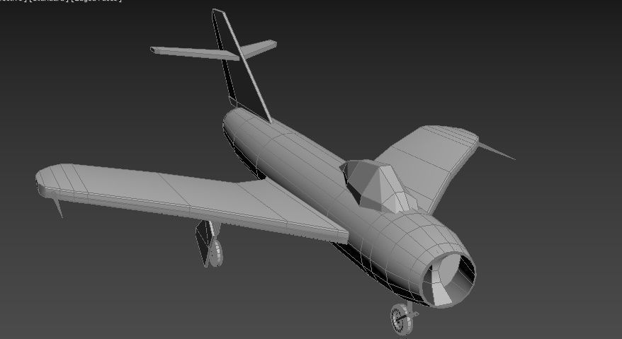 MiG 17 3D model_1
