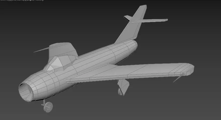 MiG 17 3D model_0