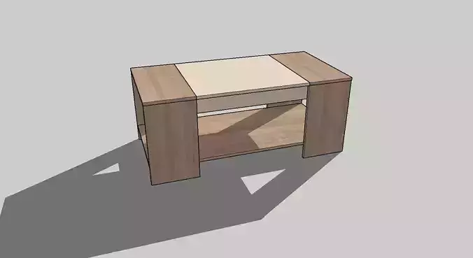 Coffee table-1 - 1102x550x450mm