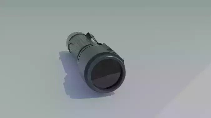 pocket flashlight 3D model