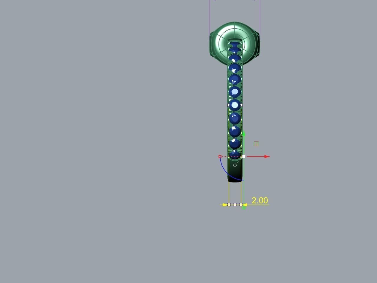 Diamond Hoop Earrings stl files verified 3D print model_4