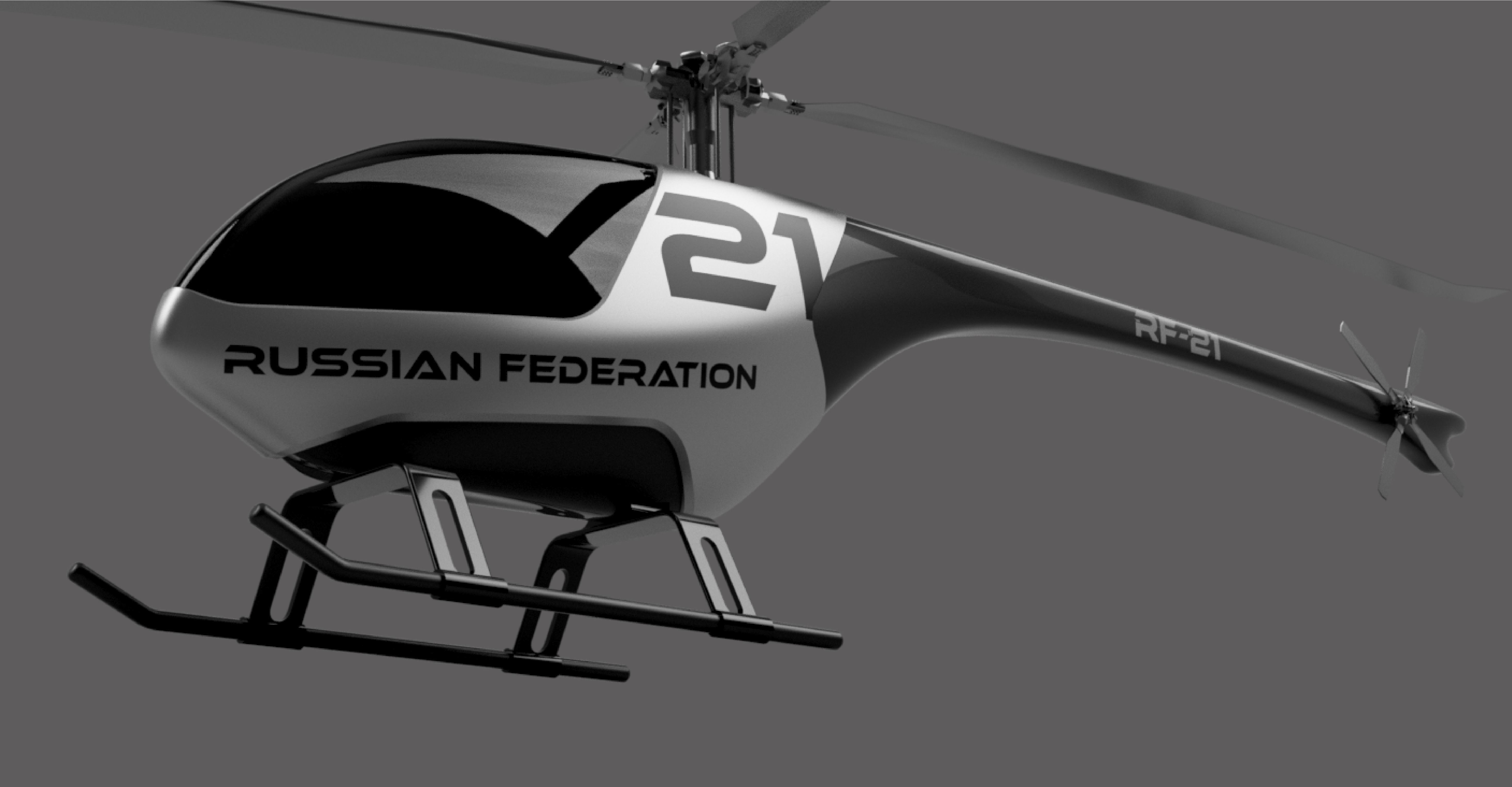 RC HELICOPTER 3D model_1