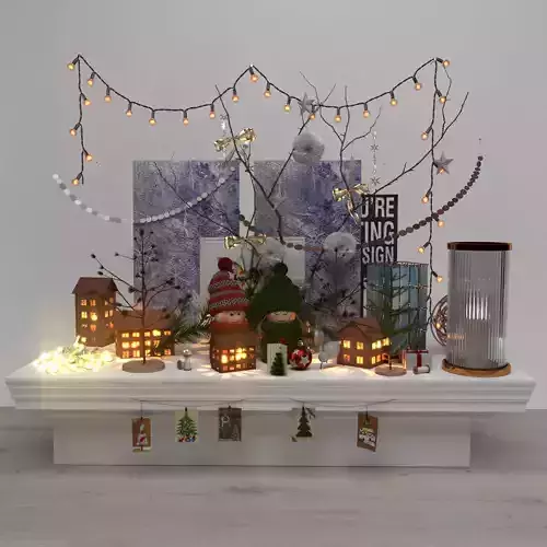 Christmas decor 3D model