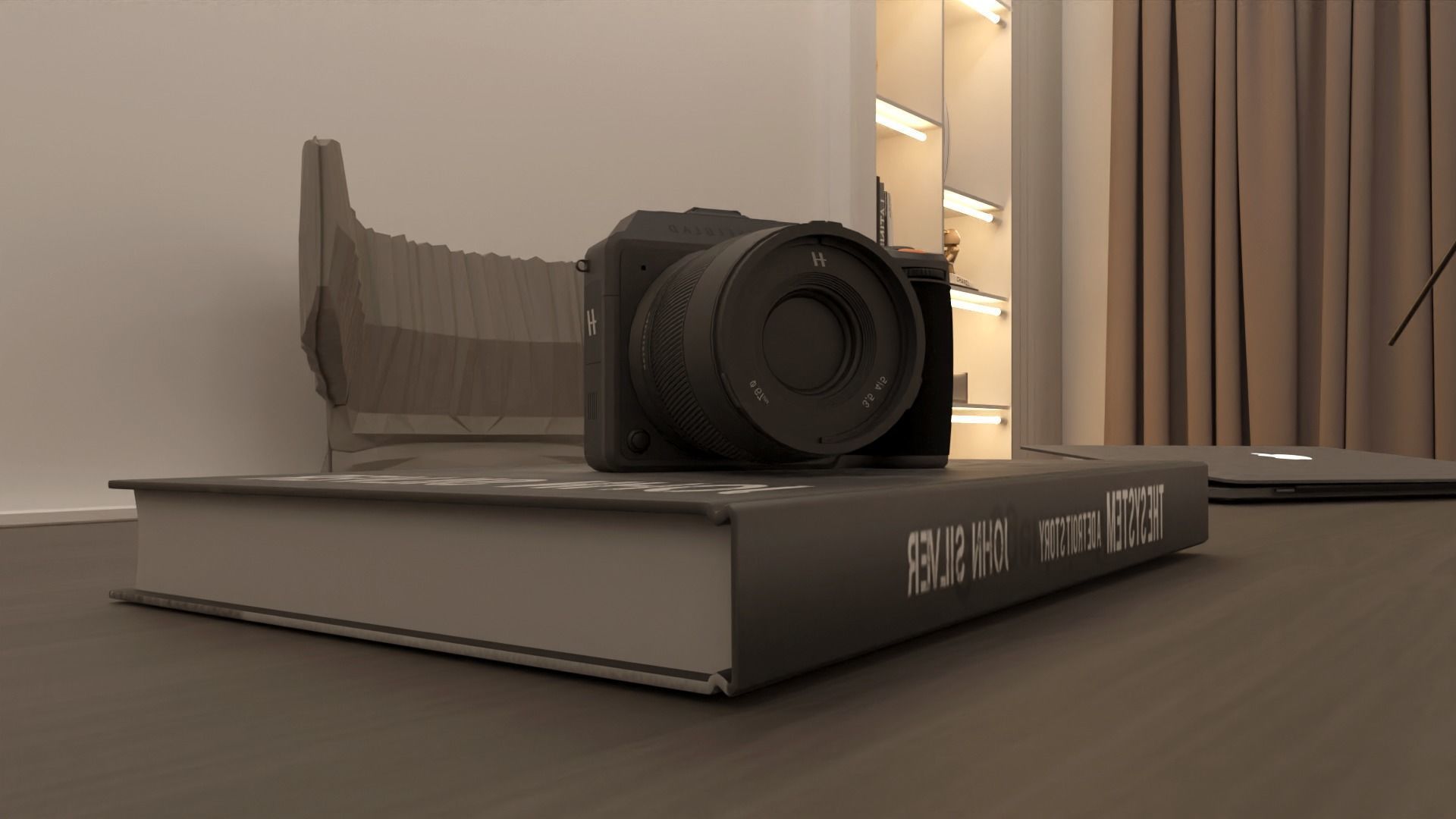 Office Interior Scene Low-poly 3D model_4