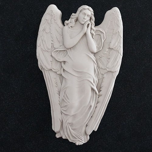 Angel woman statue 3D print model