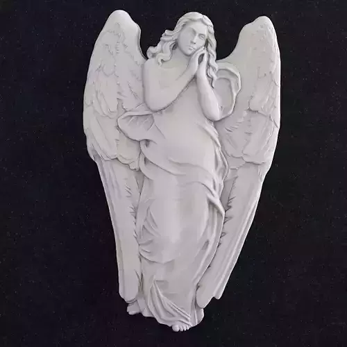 Angel woman statue