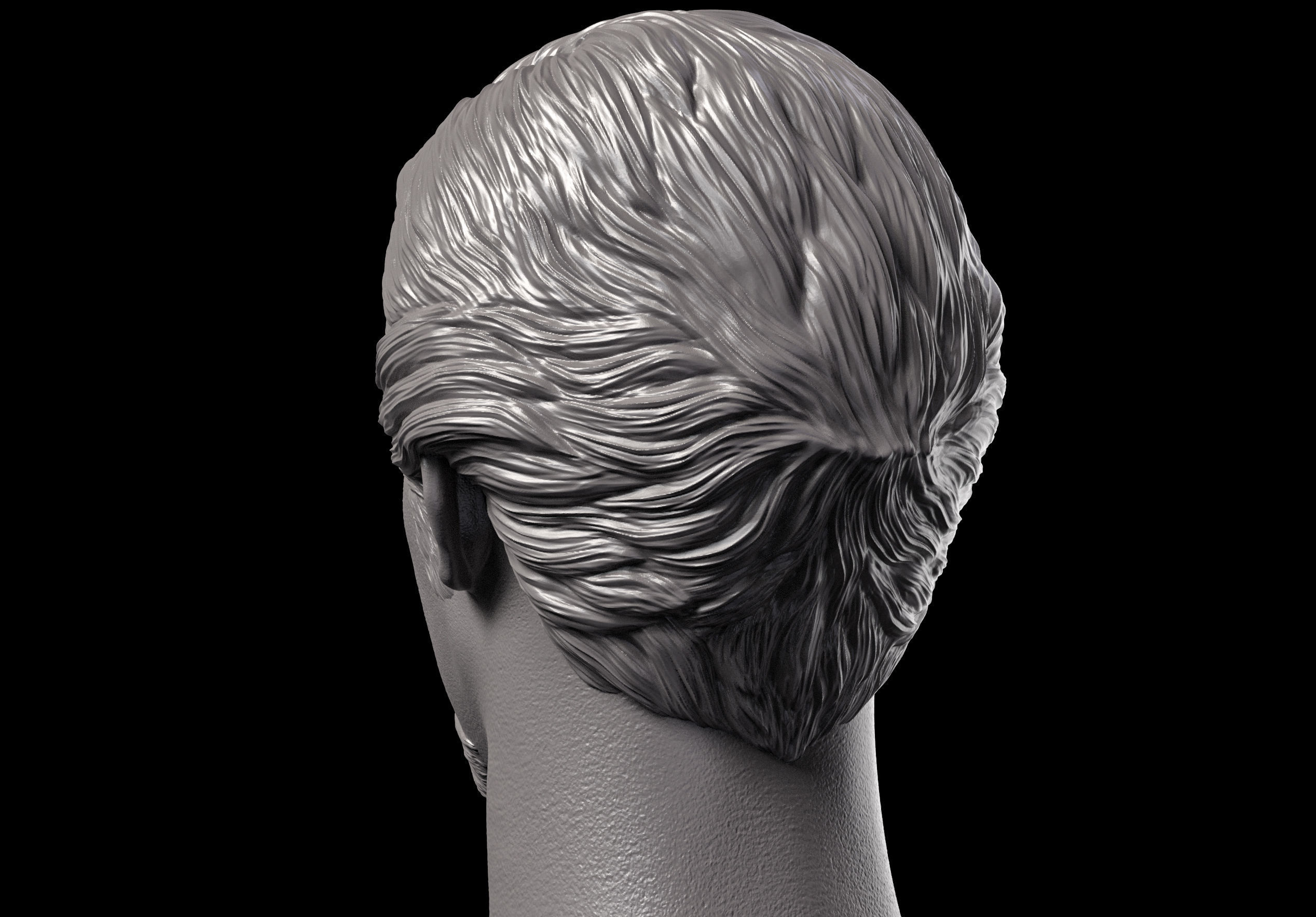 Doctor Strange-Benedict Cumberbatch Head V2 3D print model_4