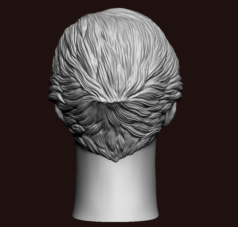 Doctor Strange-Benedict Cumberbatch Head V2 3D print model_15