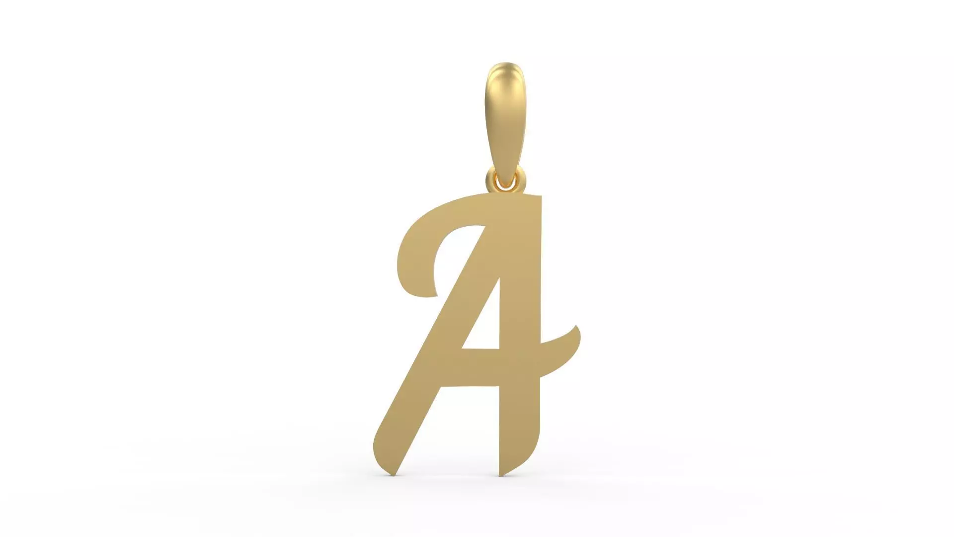 Initial Letters Pendant Mumbai Curry A 3D print model_0