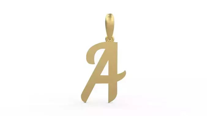 Initial Letters Pendant Mumbai Curry A