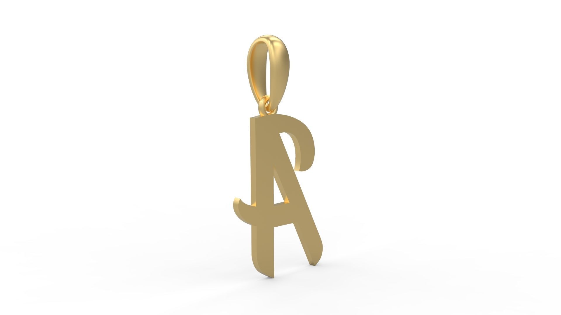 Initial Letters Pendant Mumbai Curry A 3D print model_3