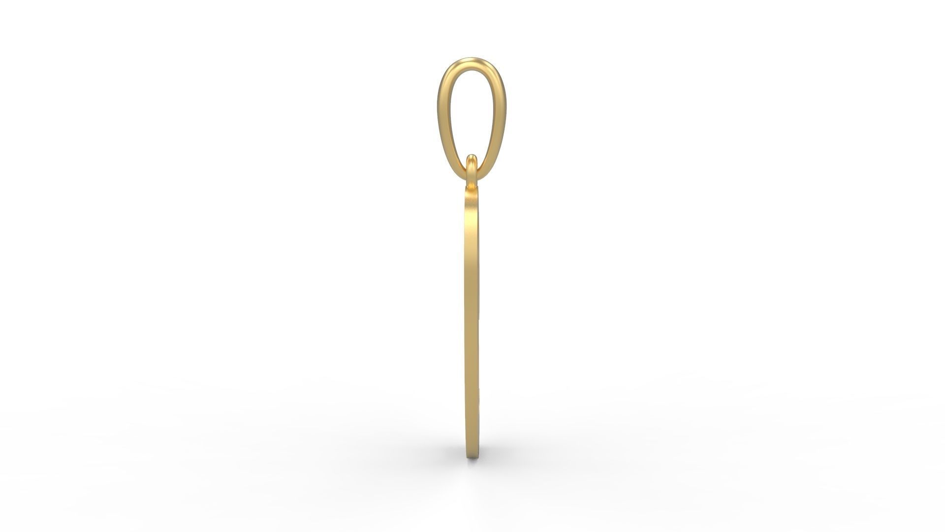 Initial Letters Pendant Mumbai Curry D 3D print model_2