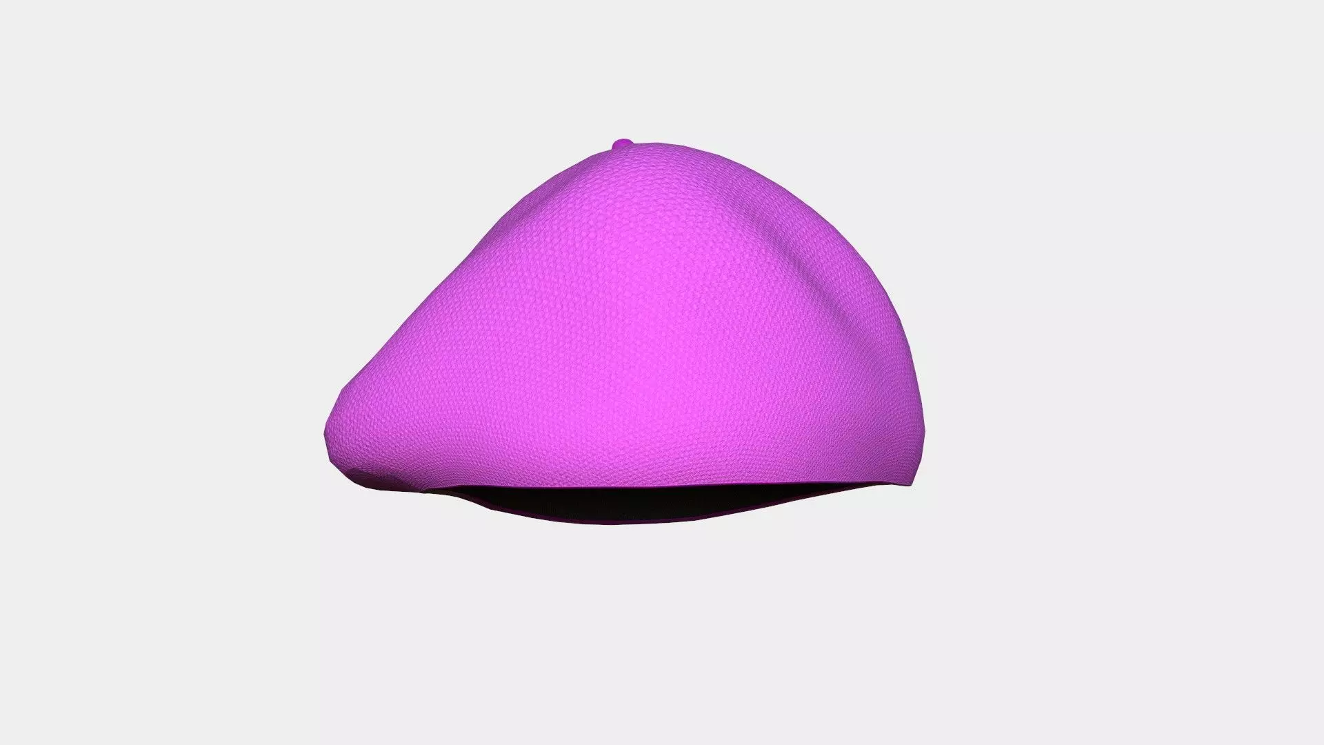 Female Beret Hat 05 Pink - Character Fashion Design Low-poly 3D model