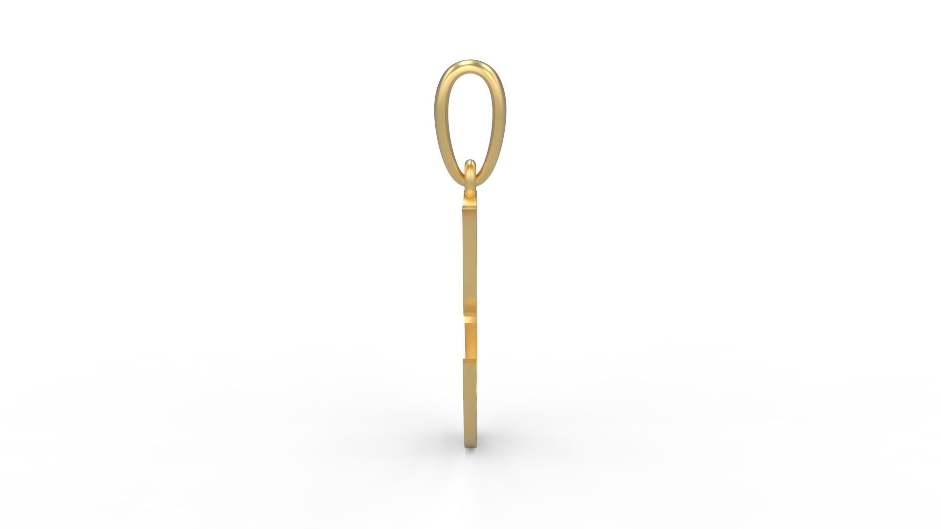 Initial Letters Pendant Mumbai Curry E 3D print model_2