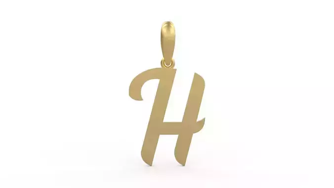 Initial Letters Pendant Mumbai Curry H