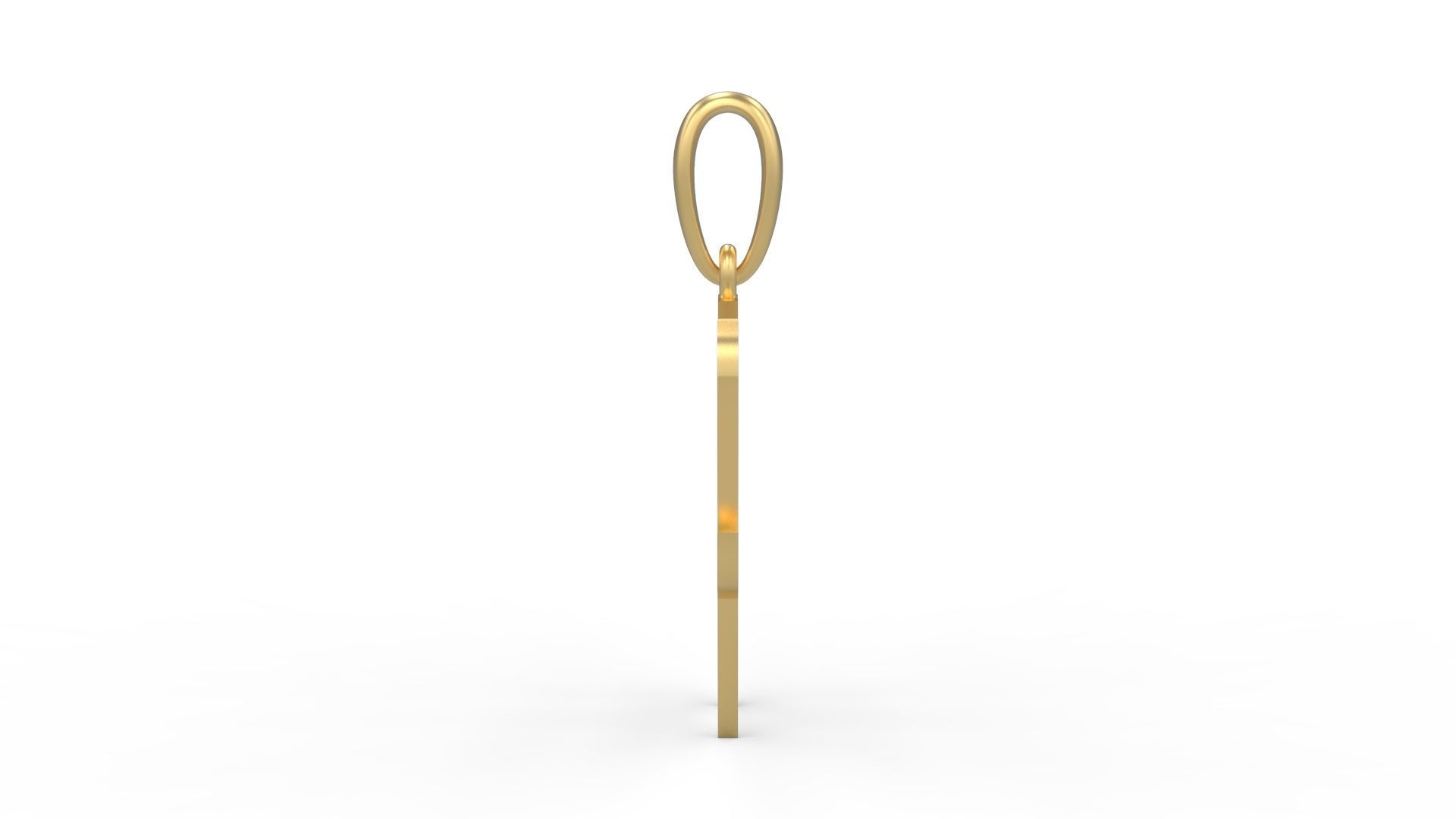 Initial Letters Pendant Mumbai Curry H 3D print model_3