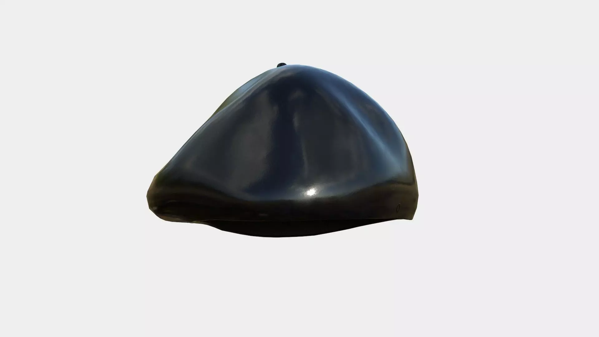 Female Beret Hat 07 Latex - Character Fashion Design Low-poly 3D model