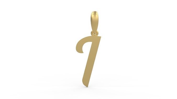 Initial Letters Pendant Mumbai Curry I 3D print model