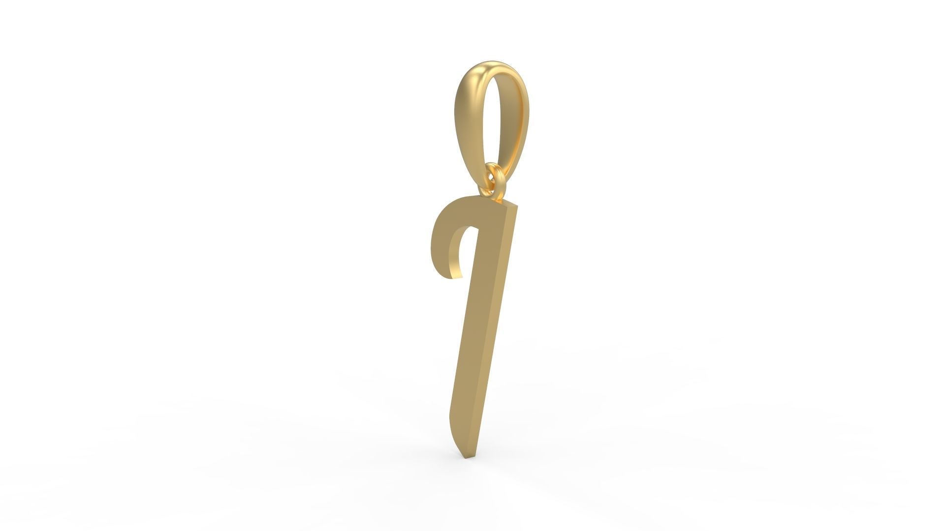 Initial Letters Pendant Mumbai Curry I 3D print model_1