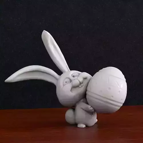 Easter Rabbit  Bunny 3D print model