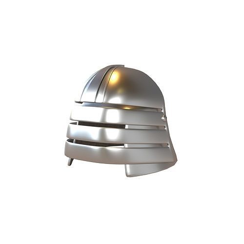 War Helmet V2 001 Low-poly 3D model