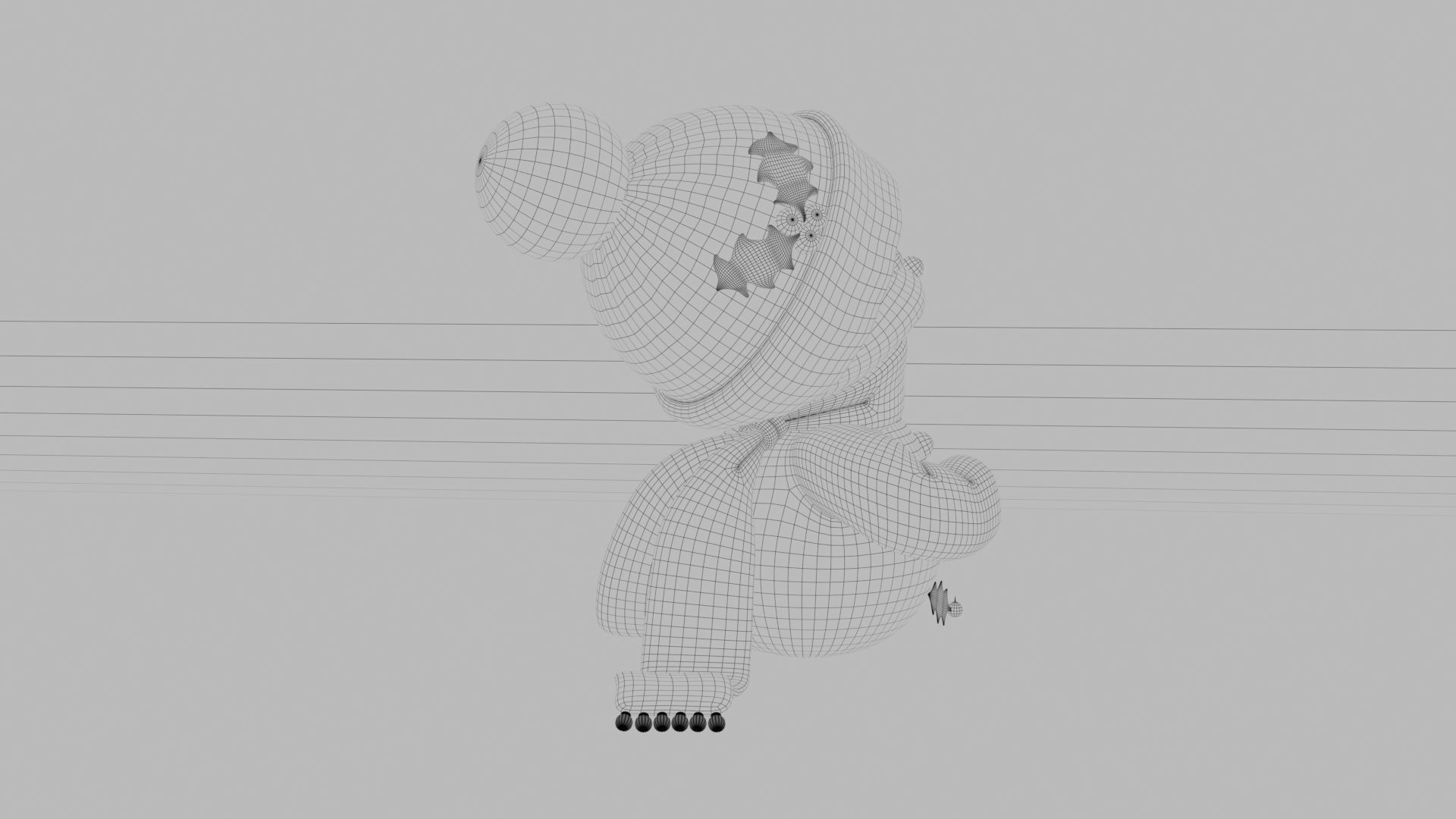 Little snowman for 3D printer 3D print model_5