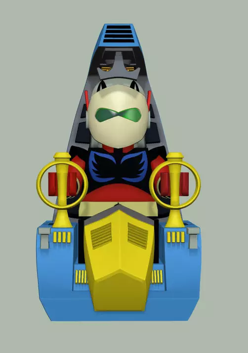 Duke Fleed Cockpit Lego Actarus Grendizer Goldorak Goldrake 3D model_0