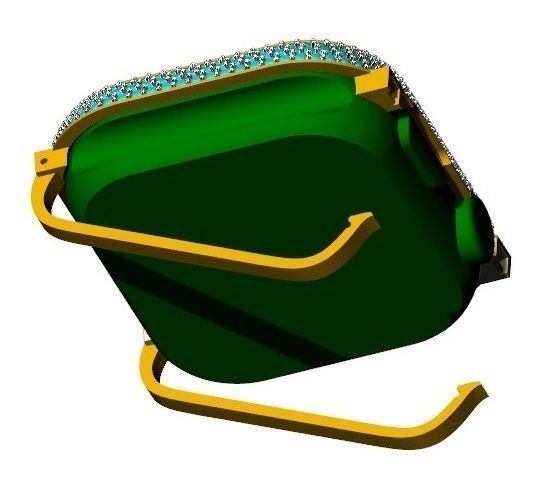 Case For Apple Watch Series 6 40mm Diamond Cover 3D print model 3D print model_5