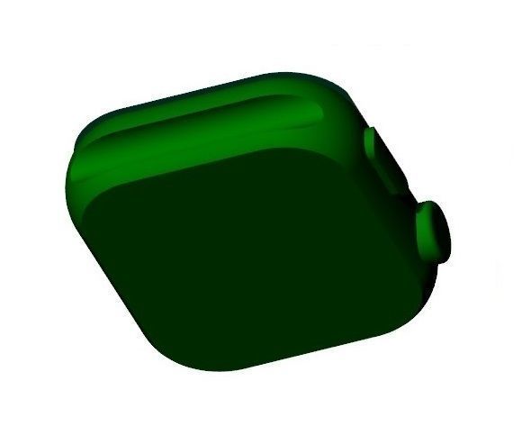 Case For Apple Watch Series 6 40mm Diamond Cover 3D print model 3D print model_4