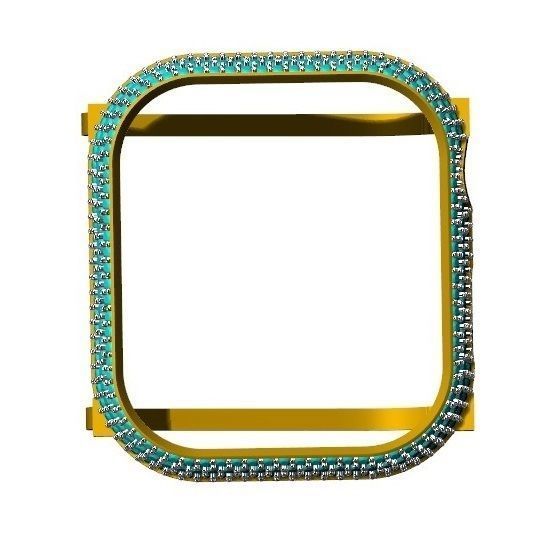 Case For Apple Watch Series 6 40mm Diamond Cover 3D print model 3D print model_1