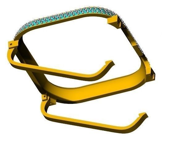 Case For Apple Watch Series 6 40mm Diamond Cover 3D print model 3D print model_3