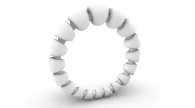 parametric pearl ring