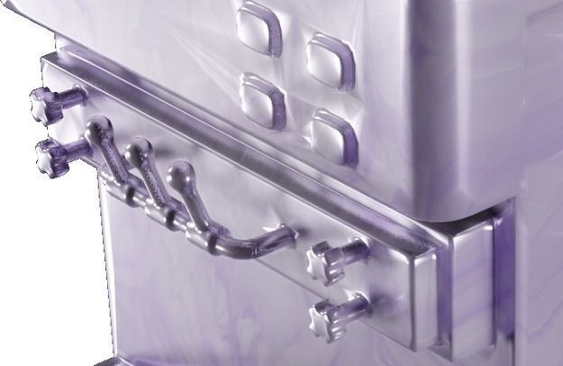 Cartoon Icecream Machine Low-poly 3D model_2