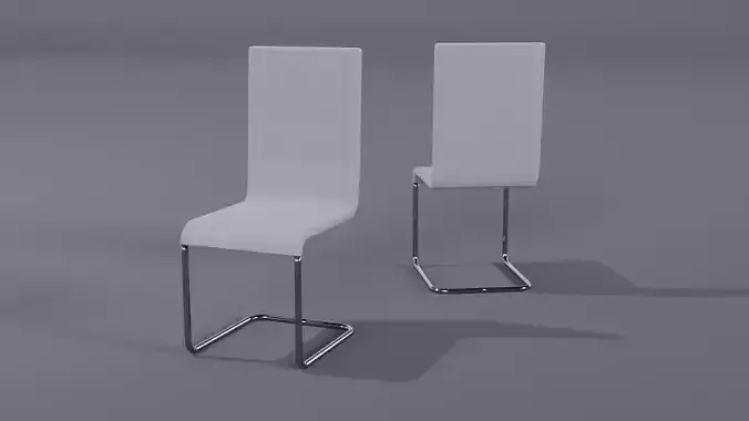 White modern chair