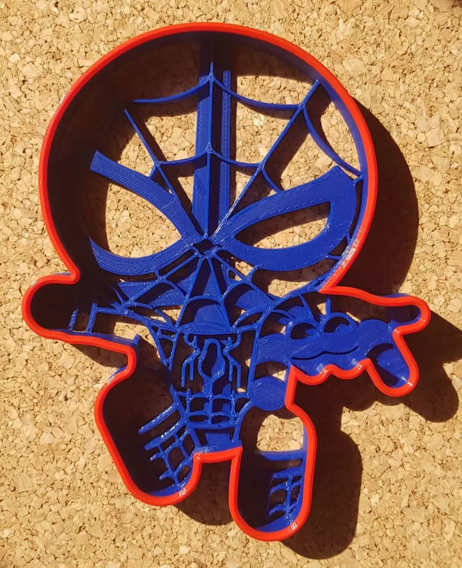 Spider Man XL Cookie Cutter 3D print model_0
