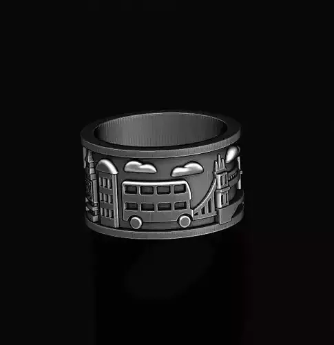 England London UK ring 3D print model