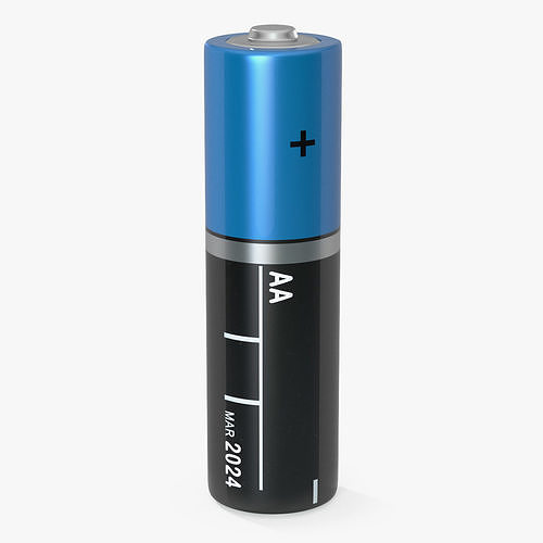 AA Battery 3D model