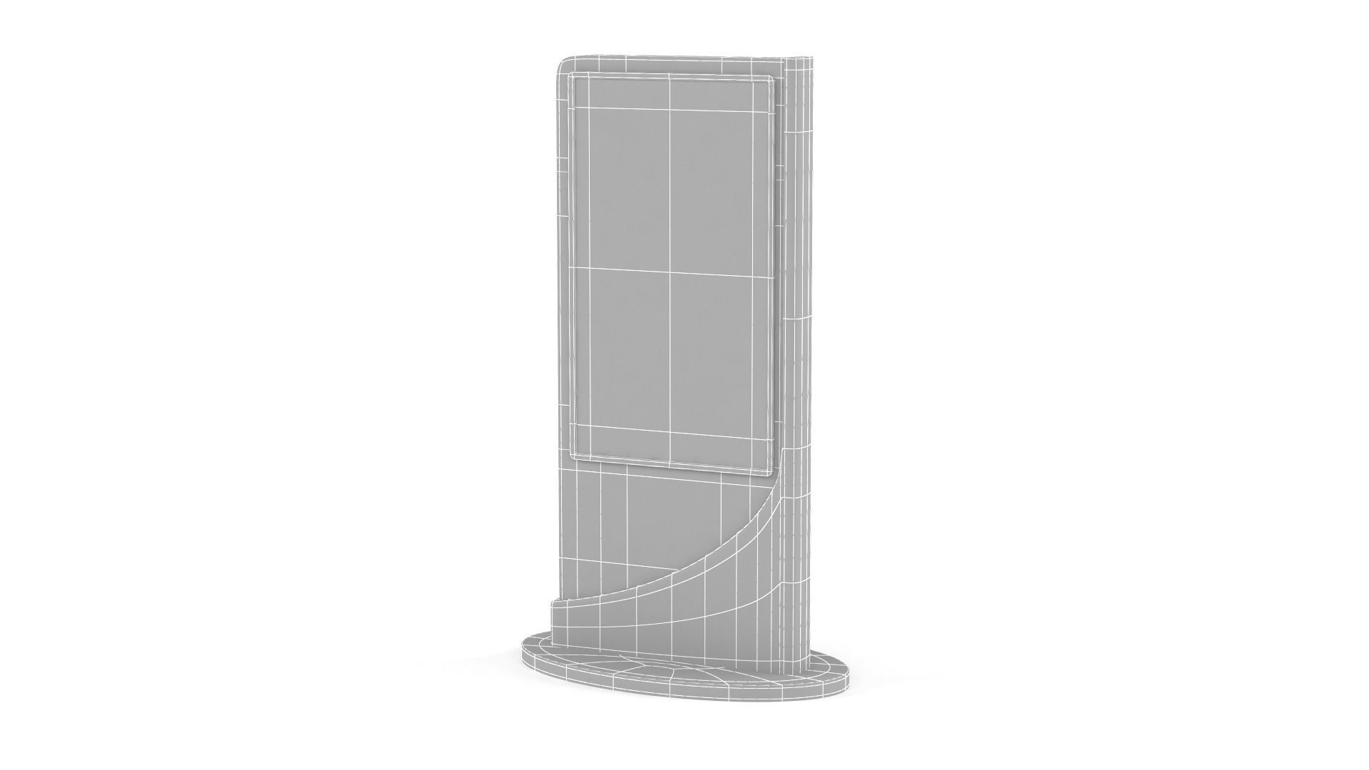 Electronic Kiosk 3D model_8