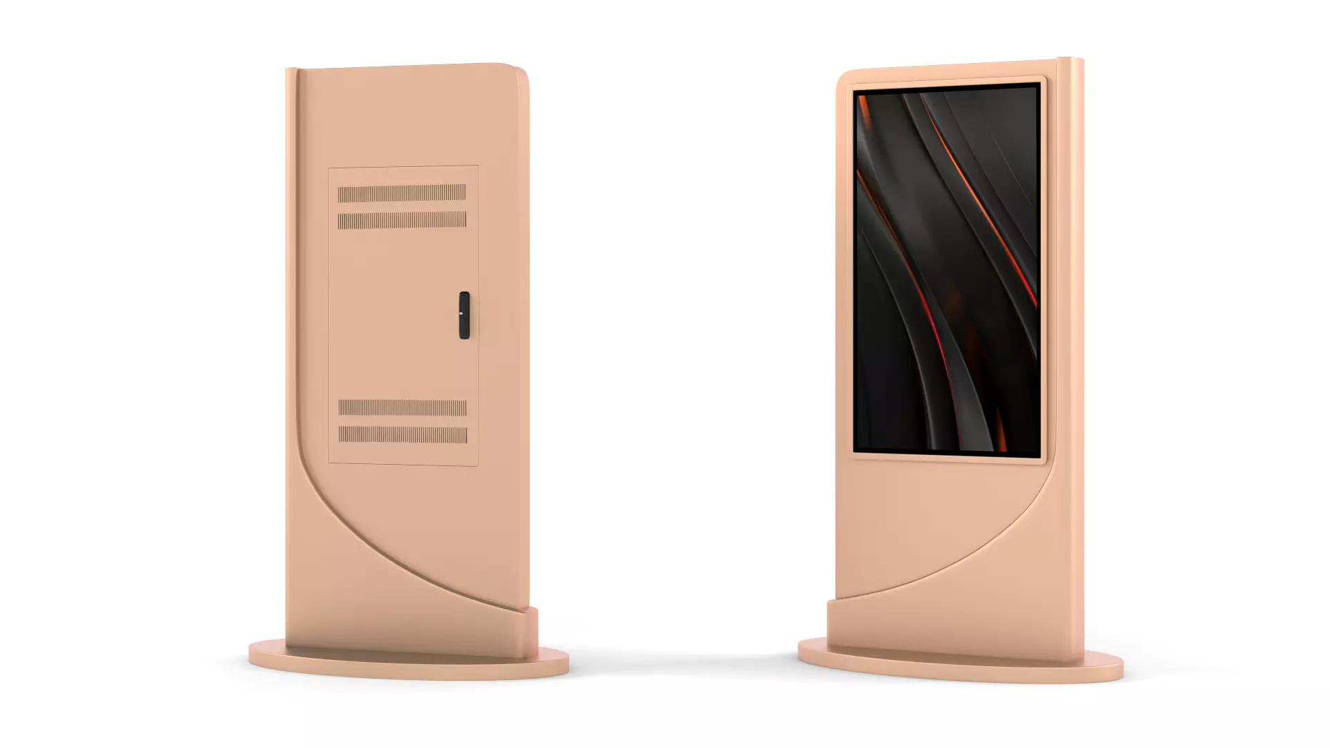 Electronic Kiosk 3D model_0