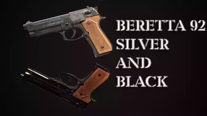 BERETTA 92 GAME MODEL 4K PBR