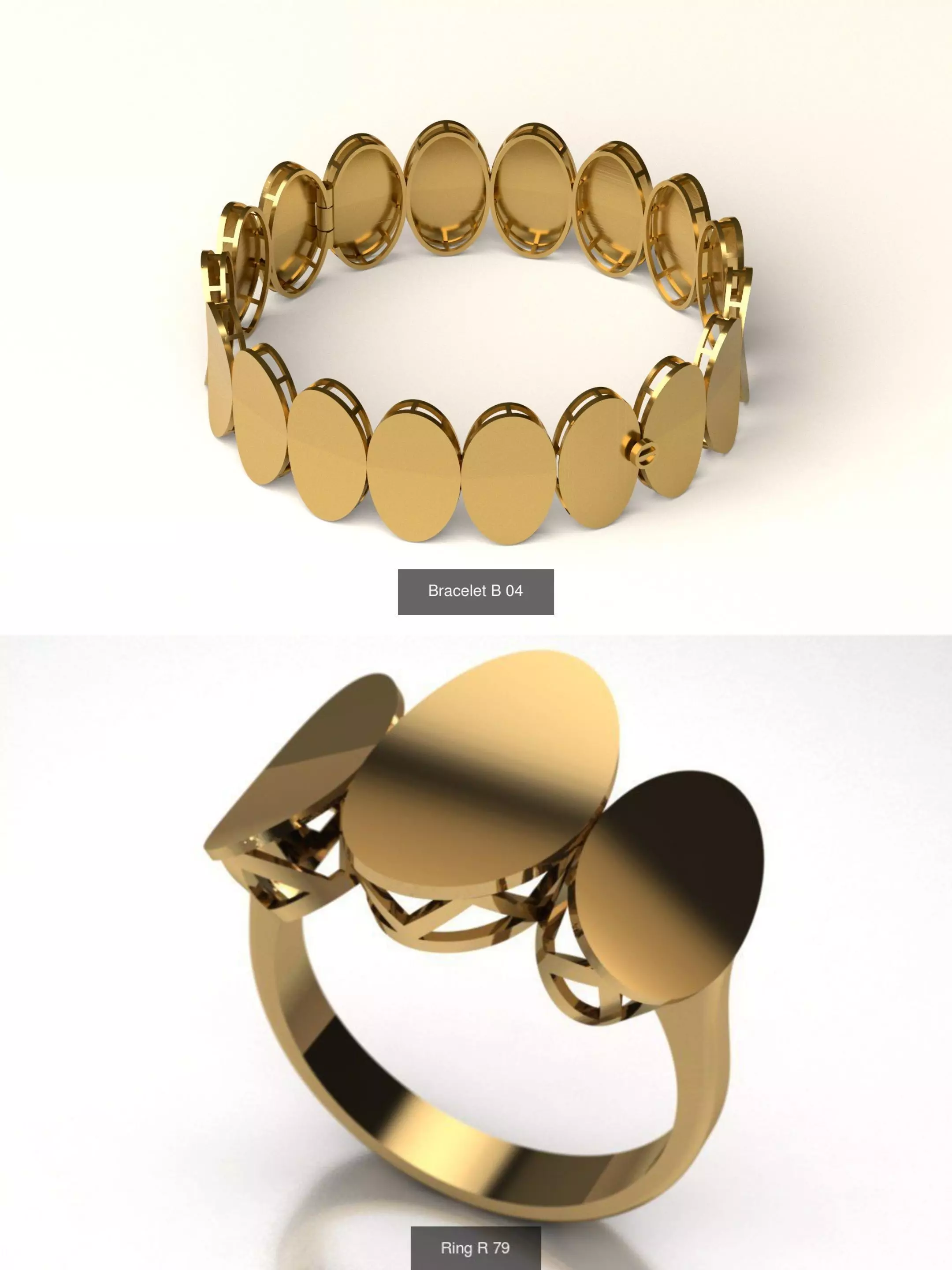 Set collection ring and bracelet _0