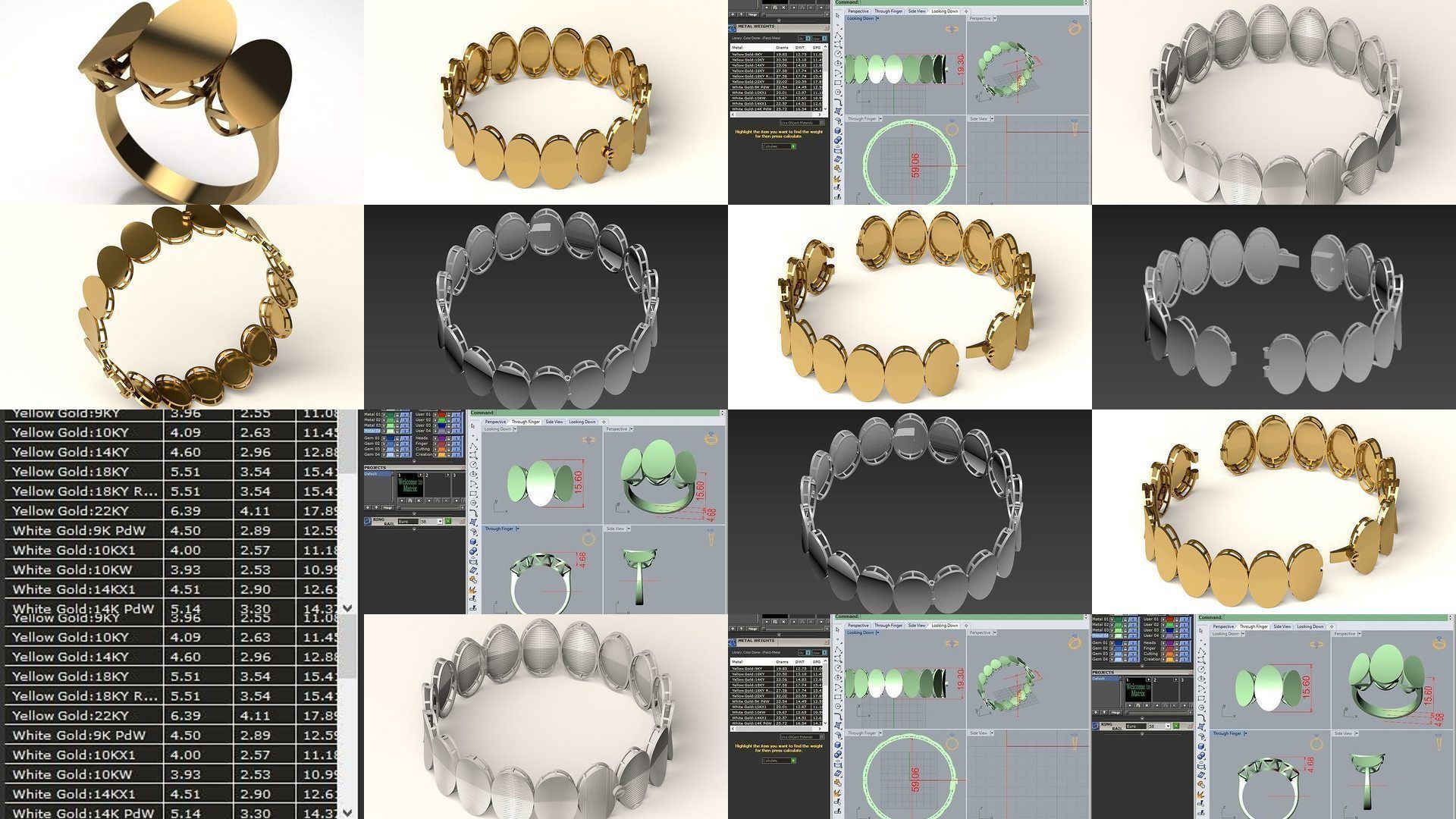 Set collection ring and bracelet _9