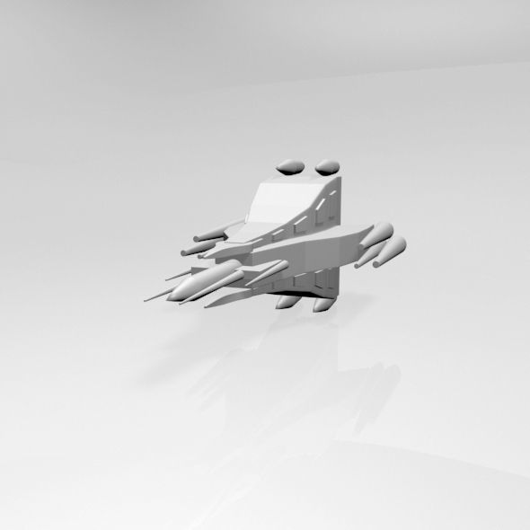Space Fighter 03 3D model_8