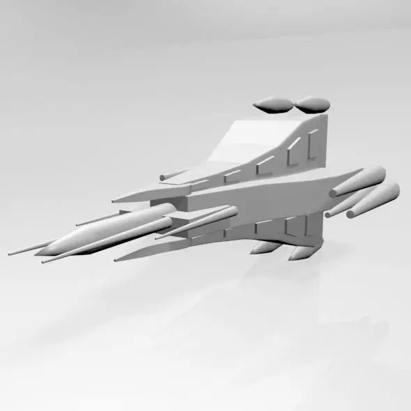 Space Fighter 03 3D model_0
