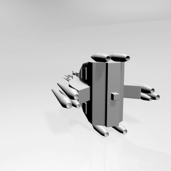 Space Fighter 03 3D model_15