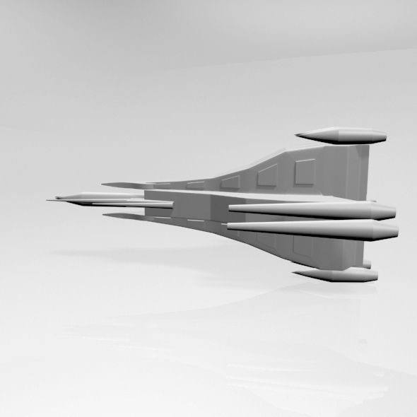 Space Fighter 03 3D model_17