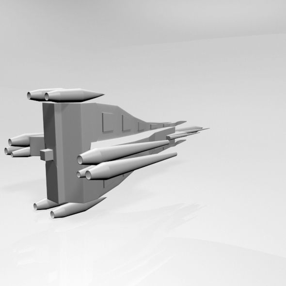 Space Fighter 03 3D model_13