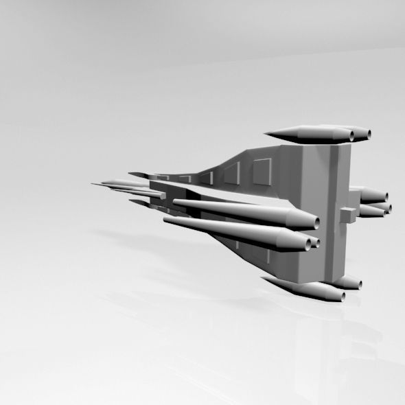 Space Fighter 03 3D model_16