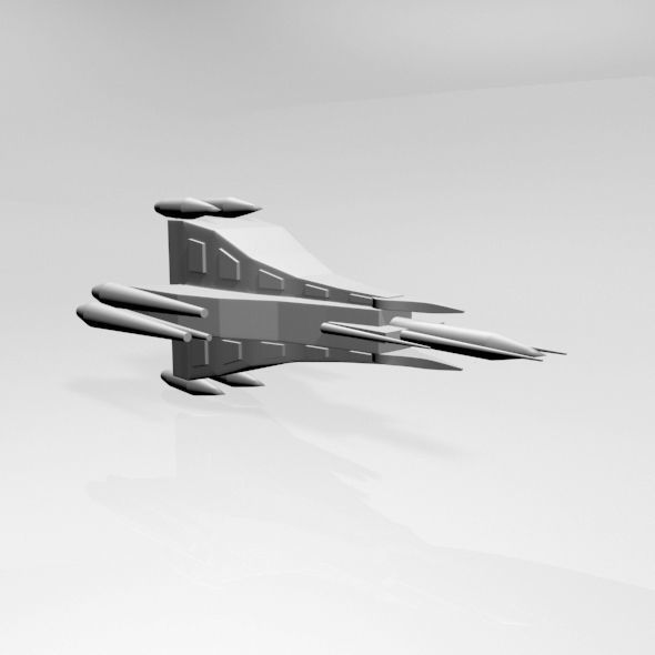 Space Fighter 03 3D model_10