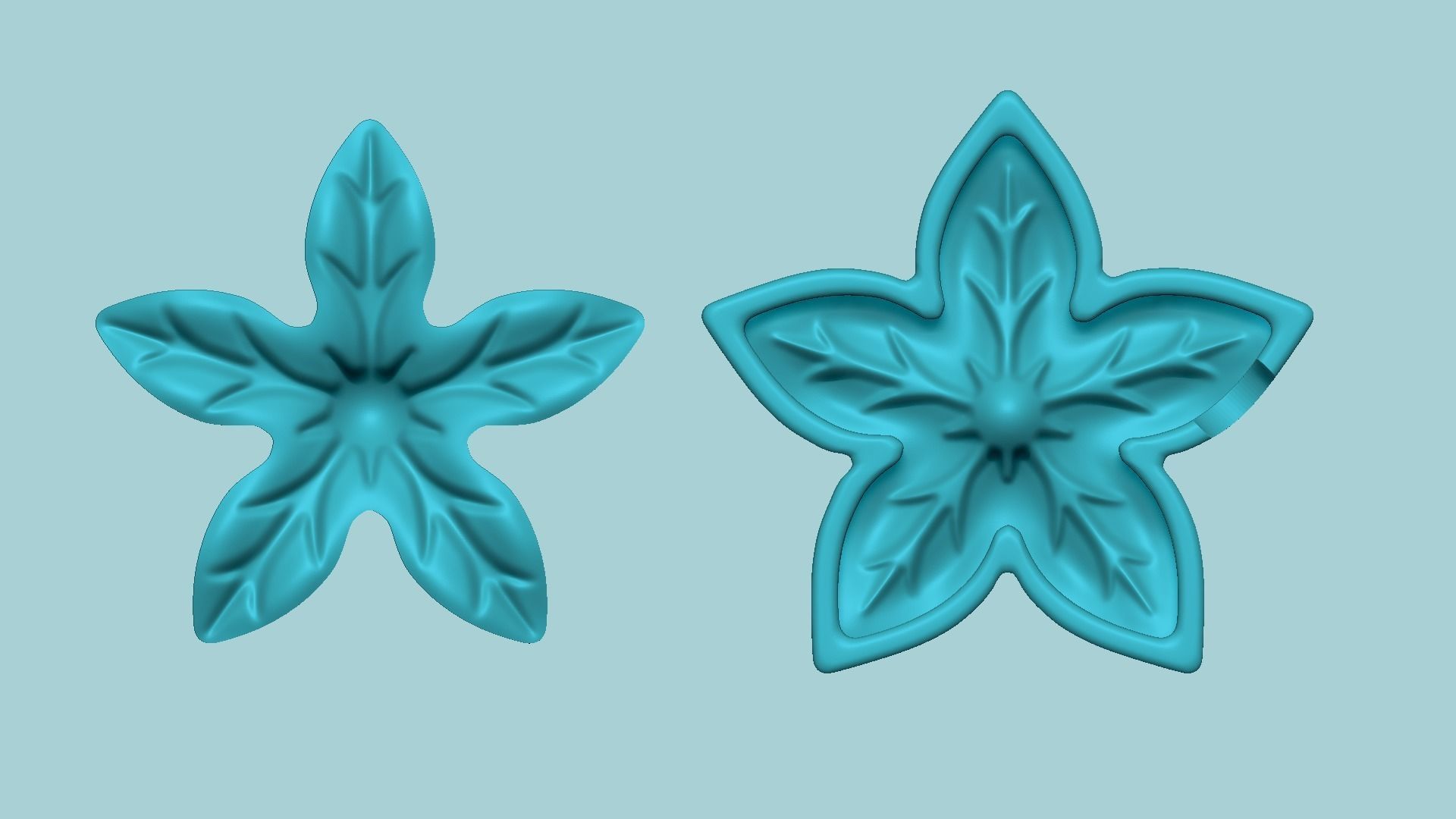 Princess Earring Flower - Molding Arrangement EVA Foam Craft 3D print model_1